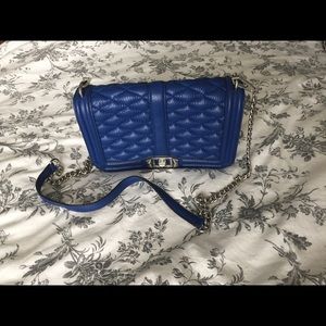 EUC Brilliant Blue Rebecca Minkoff Love Crossbody